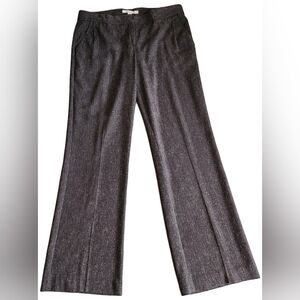 Margaret M Soft Brown Textured Wide Leg Professional Trousers🇨🇦✨️